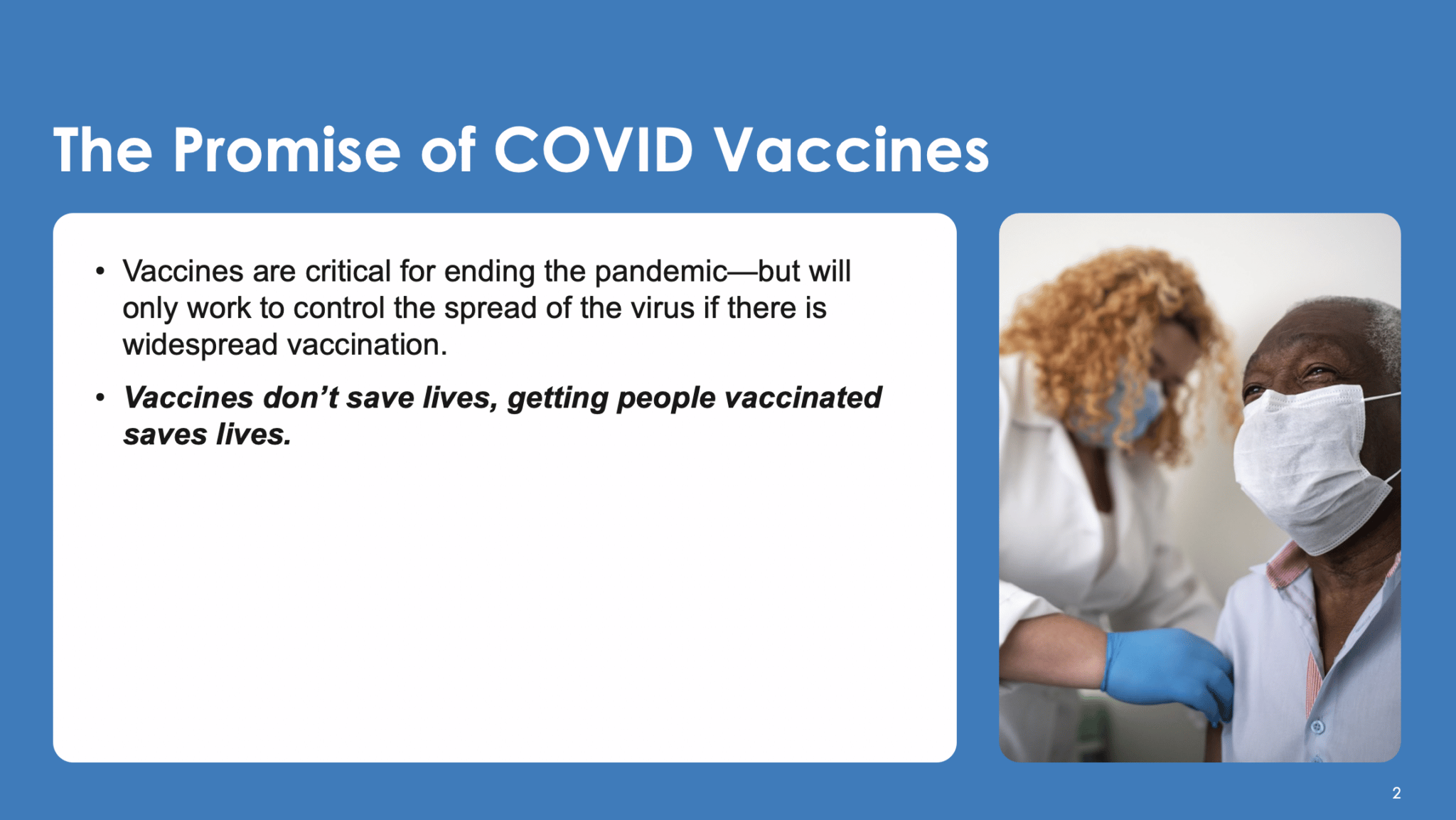Sample PowerPoint Deck: Vaccine Education