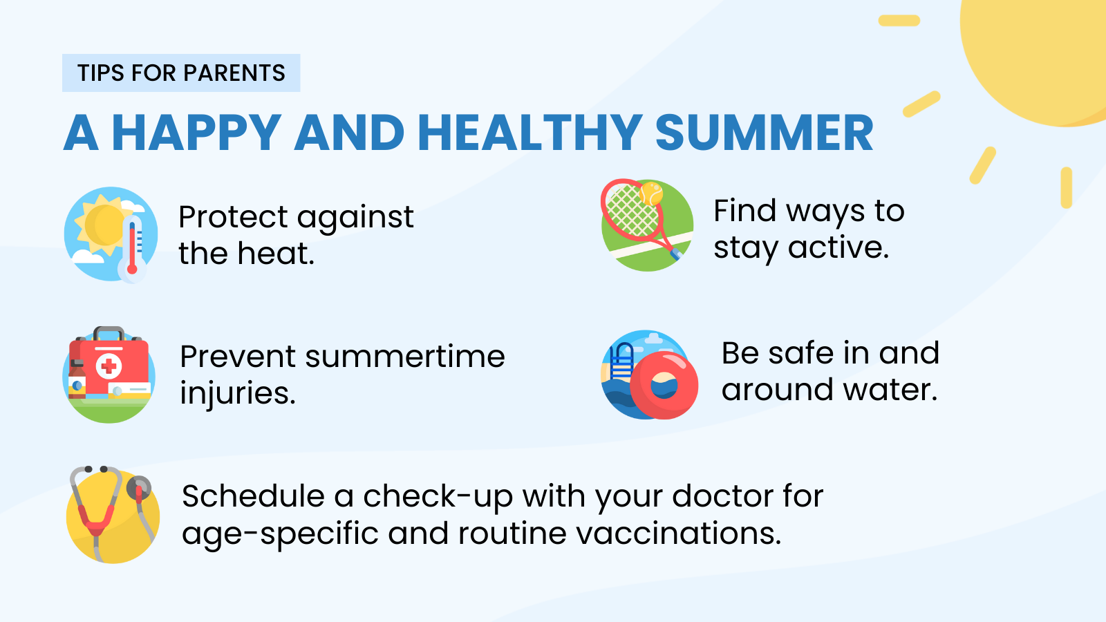 Read more about the article Toolkit: Tips for a Happy and Healthy Summer
